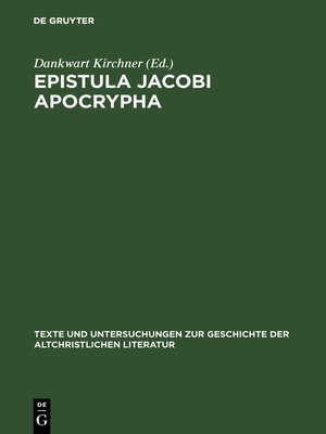 cover image of Epistula Jacobi Apocrypha